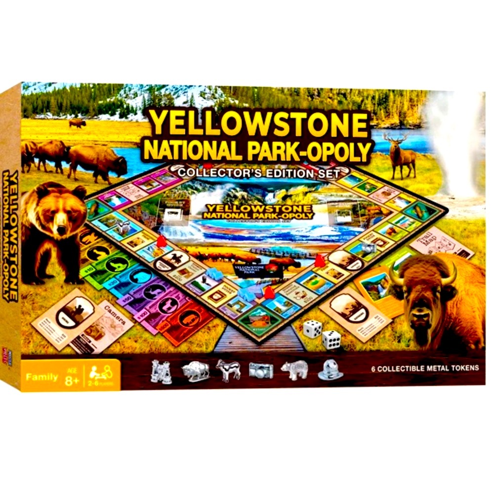 ⛰️🎲⛰️ LETS PLAY❗️ “YELLOWSTONE NATIONAL PARK-OPOLY” GAME❗️⛰️🎲⛰️